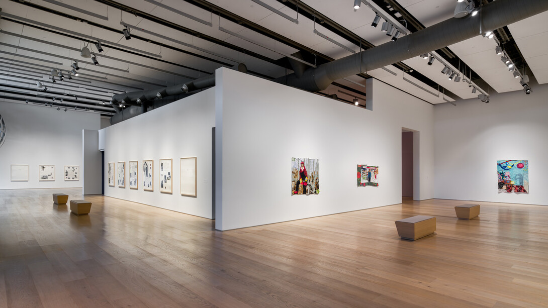 Hangama Amiri, Parting/فراق, exhibition view. Courtesy of T293