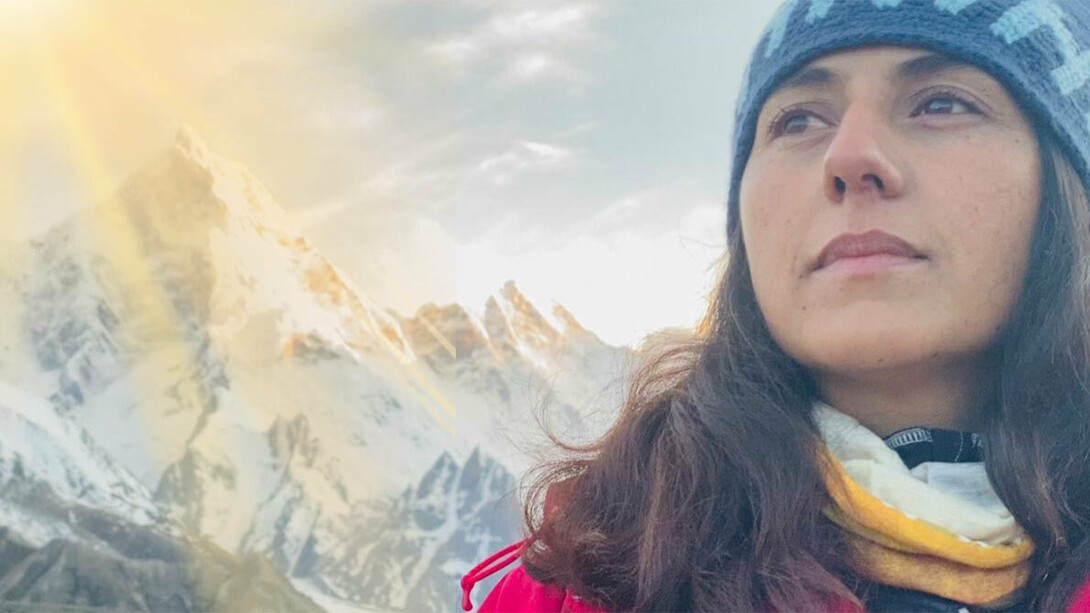Pakistan's Mountaineer Samina Baig in uniform as she contemplates climbing her next mountain