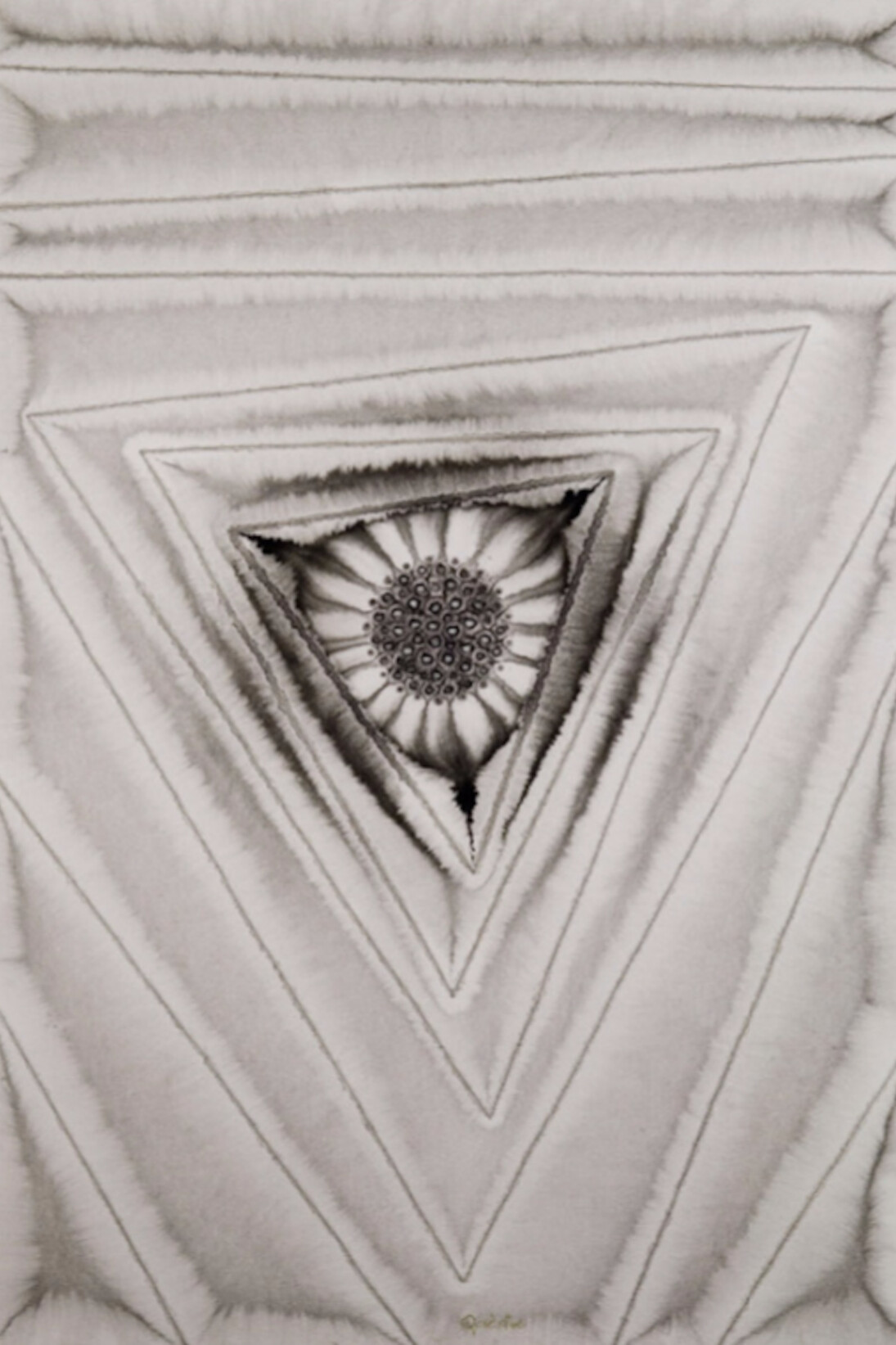 Sohan Qadri, Puja III, 2006. Courtesy of Sundaram Tagore Gallery