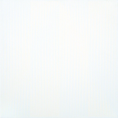 Gianfranco Zappettini, Strutture in ex 57-71, 1971, acrylic on canvas, 80 x 80 cm