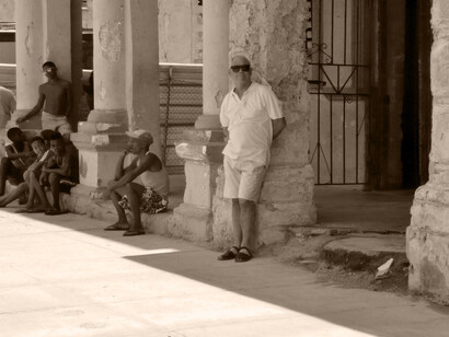 El autor en La Habana. Fotografía: Paco Cerezo