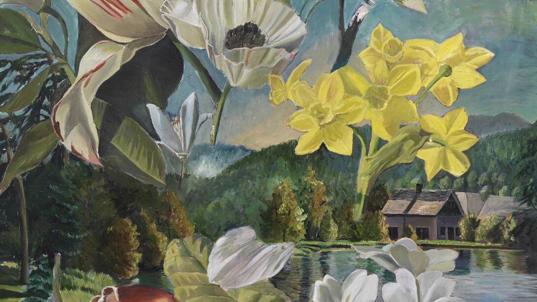 Amelie von Wulffen, ohne Titel, 2014, 200 x 140 cm, Öl auf Leinwand, Courtesy Giò Marconi, Milano