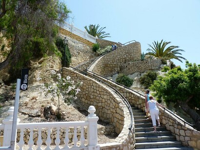 Benidorm. Accesos al Balcón del Mediterráneo