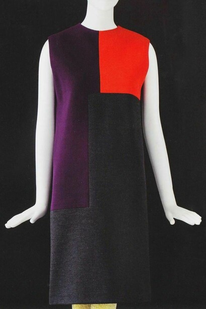 Yves Saint Laurent. Vestido Poliakoff