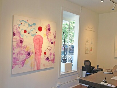 Shawn Hall, Exhibition view. Courtesy of Cole Pratt Gallery