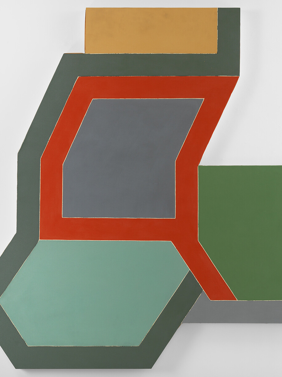 Frank Stella, Shape as Form (detail). Courtesy of Paul Kasmin Gallery.
