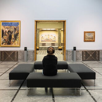 Wu Tsang. La montaña invertida: dans le cadre de la série ReCollect!, vue de l'exposition. Avec l'aimable autorisation du Kunsthaus Zürich