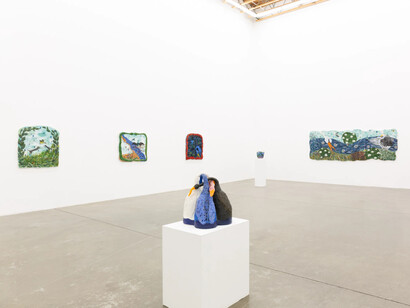 Emily Marchand, River to river, exhibition view. Courtesy of Ochi