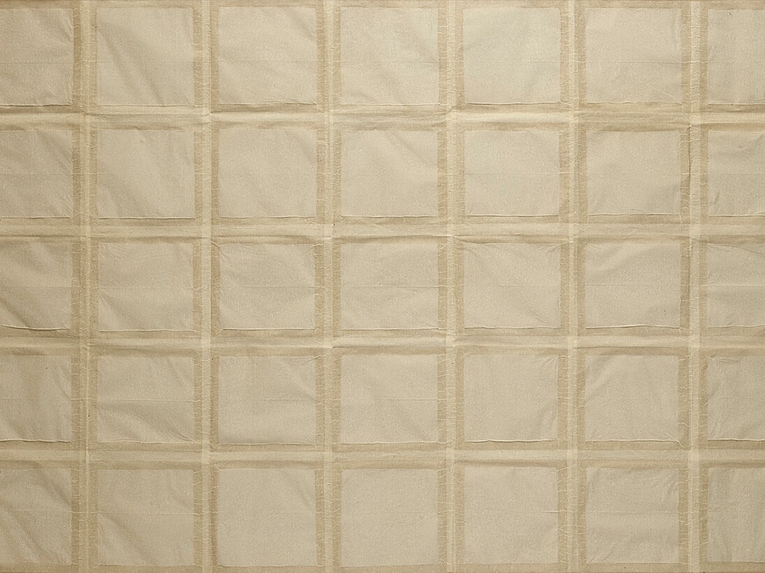 Luciano Bartolini, Kleenex, 1974, tecnica mista su carta, 100 x 148 cm