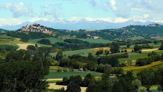 Basso Monferrato e Alpi Cozie, Piemonte, Italia