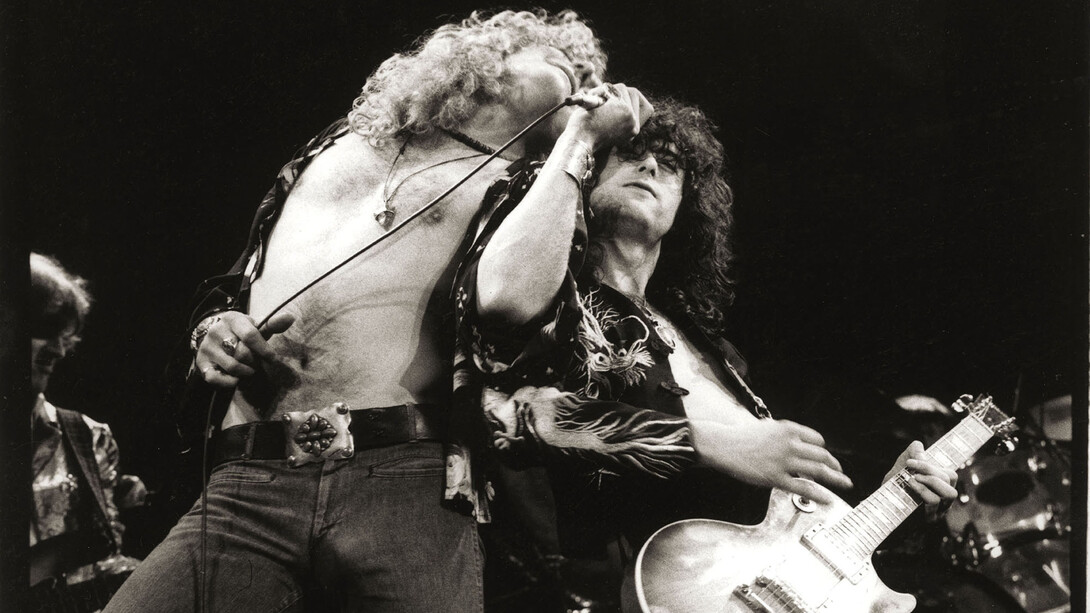 Led Zeppelin, Jimmy Page and Robert Plant, May 1975 © Michael Putland, Courtesy of Proud Galleries