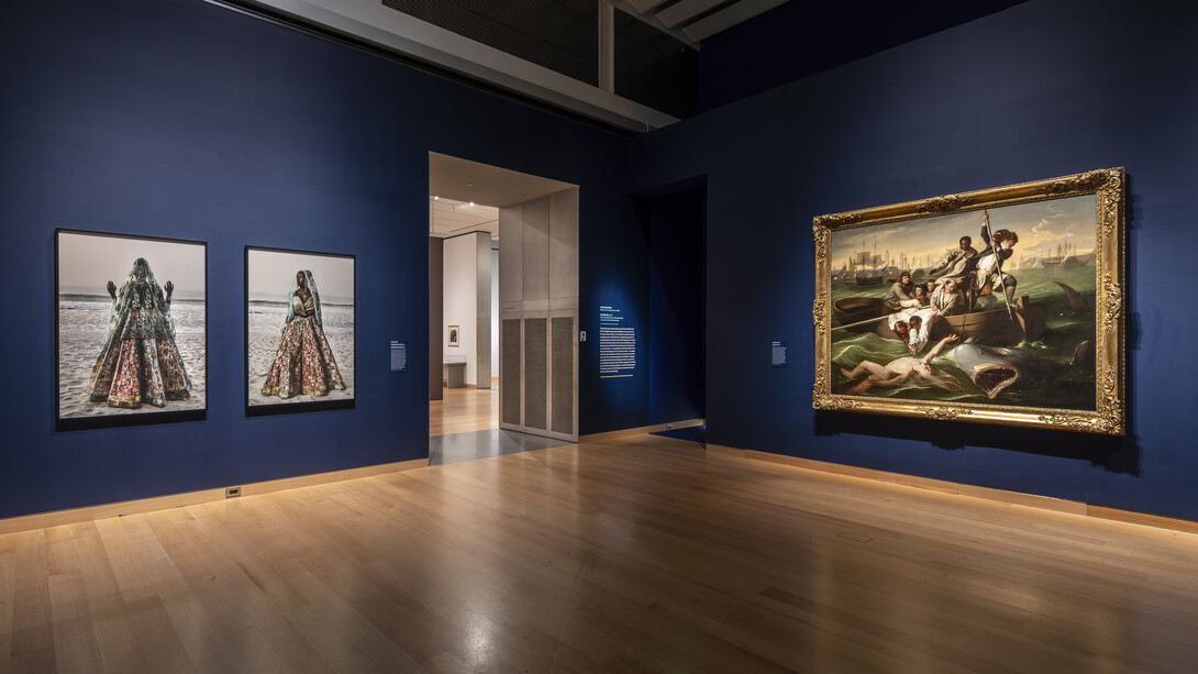 Various artists, Deep waters, four artists and the sea, exhibition view. Courtesy of MFA