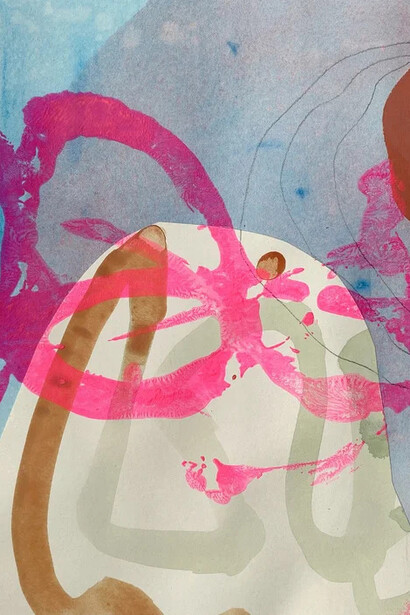 Linda Cordner, Whirling 3 (detail), 2026. Courtesy of Kingston Gallery
