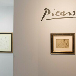 Picasso on Paper, Exhibition view. Courtesy of Omer Tiroche Gallery