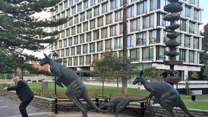 Jump in Australia