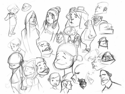 Dibujos de distintos sujetos sociales