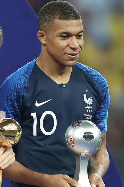 Kylian Mbappé en 2018 © By Антон Зайцев  CC BY-SA 3.0