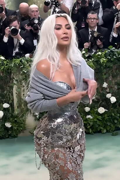 Kim Kardashian at Met Gala, USA