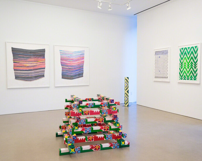Carly Glovinski. How to Build a Fire. Courtesy of Morgan Lehman Gallery