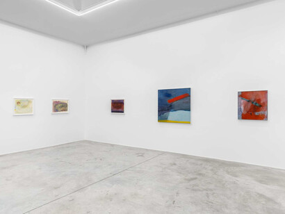 Emily Mason, Other rooms, works from 1959-2017, vue de l'exposition. Avec l'aimable autorisation d'Almine Rech