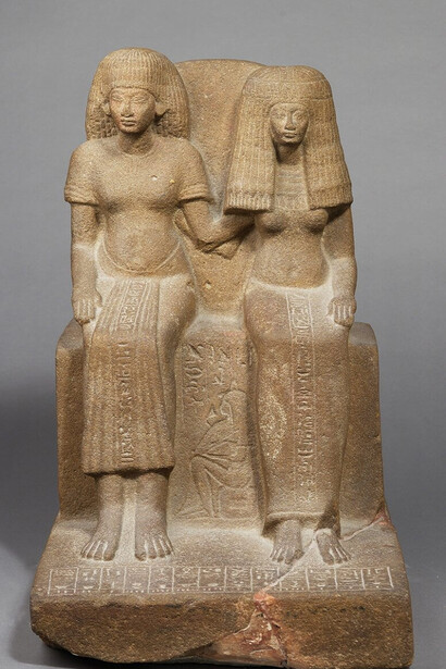 Le gardien du trésor Youyou et sa femme Tiy
Égypte, vers 1391 -1353 av. J.-C.