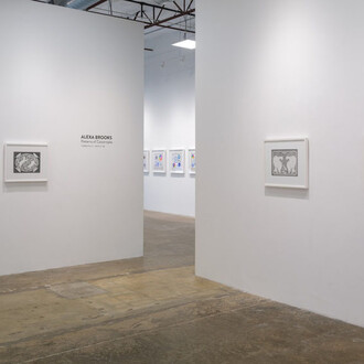 Alexa Brooks, Patterns of catastrophe, exhibition view. Courtesy of Erin Cluley Gallery