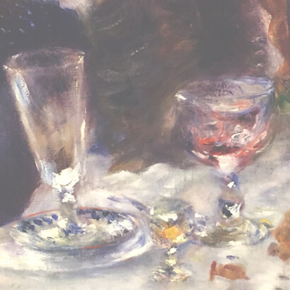 Auguste Renoir, La colazione dei canottieri, particolare