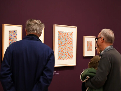 Anni Albers, Constructing textiles, vue de l'exposition. Avec l'aimable autorisation du Zentrum Paul Klee