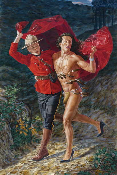 Kent Monkman, The storm, 2021. Avec l'aimable autorisation du Musée des beaux-arts de Montréal