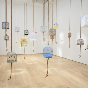 Kader Attia, Shattering and gathering our traces, exhibition view. Courtesy of Lehmann Maupin Gallery