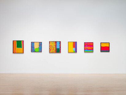 Mildred Thompson, Frequencies, exhibition view. Courtesy of the Institute of Contemporary Art