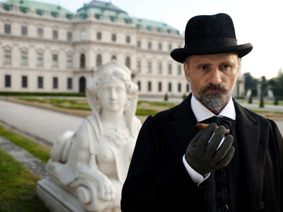 Viggo Mortensen é Sigmund Freud no filme "Um método perigoso" de David Cronenberg