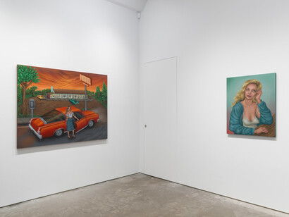 Stacy Leigh, State of disrepair, exhibition view. Courtesy of Harper’s Gallery