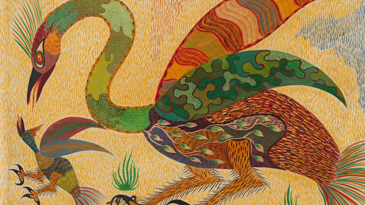 Chico da Silva, Sem título, 1972, Courtesy of M+B Gallery