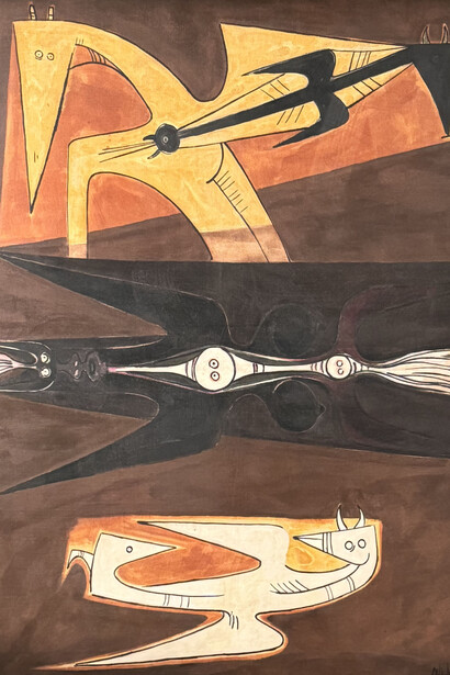 Wifredo Lam, La fugue. Cortesía de Gary Nader Gallery