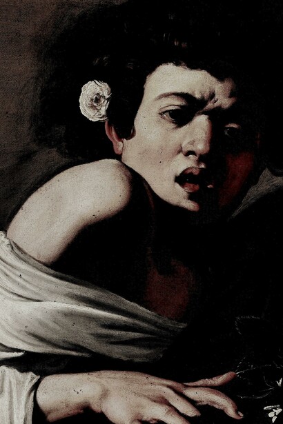 Muchacho mordido por una lagartija, de Caravaggio