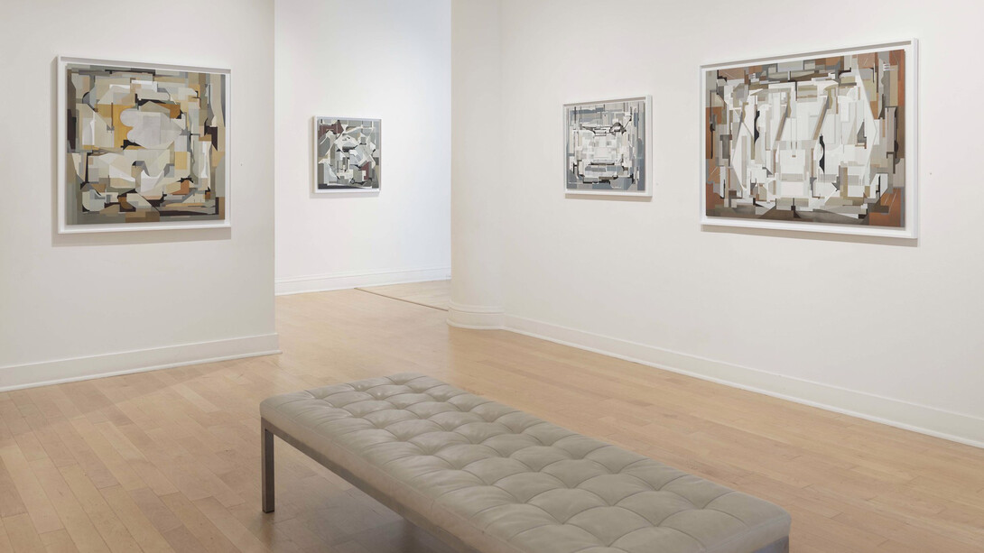 James Kennedy, Crystalline velocity, exhibition view. Courtesy of Dolby Chadwick Gallery