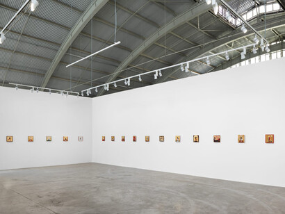 Antonio Obá, Nascimento, exhibition view. Courtesy of Mendes Wood DM
