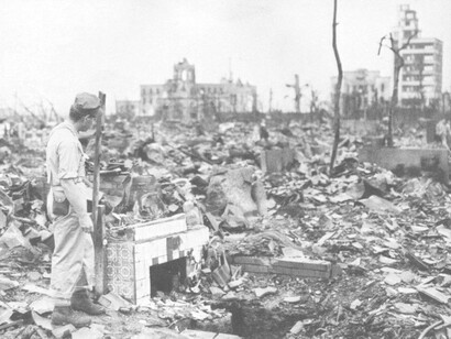Hiroshima reducida a escombros tras la detonación de la bomba atómica el 6 de agosto de 1945