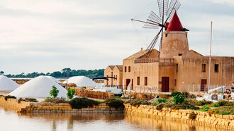 Le saline nei dintorni di Marsala