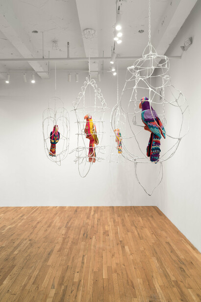 Jesse Harrod, Pet trade, exhibition view. Courtesy of Fleisher/Ollman