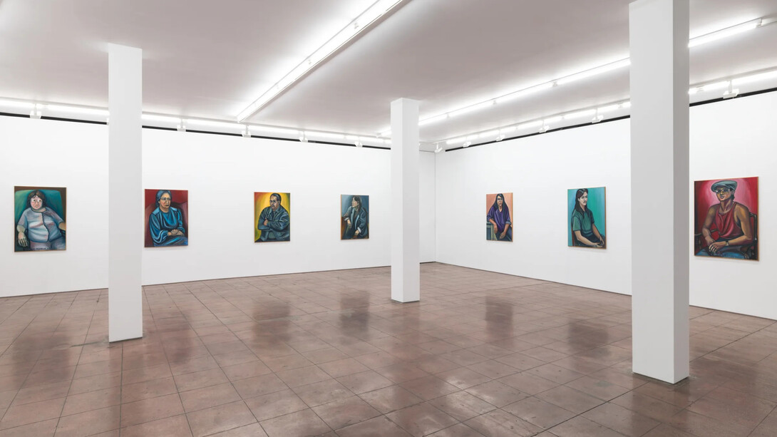 Shelley Niro, Portrait of a living room, exhibition view. Courtesy of Hales Gallery