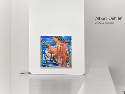 Albert Oehlen, Endless summer, exhibition view. Courtesy of Galerie Max Hetzler