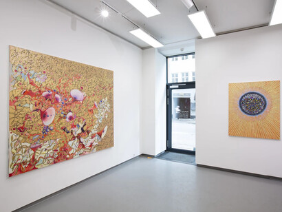 Christian Schmidt-Rasmussen, Suns and landscapes, exhibition view. Courtesy of Kant Gallery