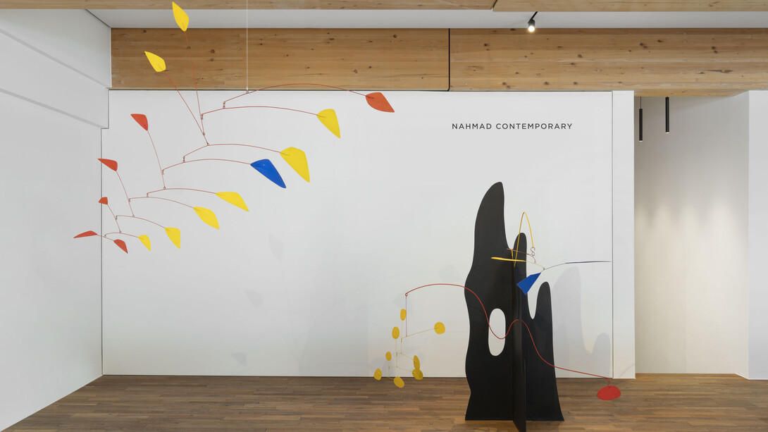 Alexander Calder, Calder in flight, exhibition view. Courtesy of Nahmad Contemporary