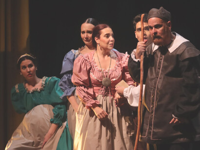 Día del estreno de 'El villano en su rincón' en la Asociación Humboldt en Caracas, Venezuela (Foto de Bernardo Suárez)