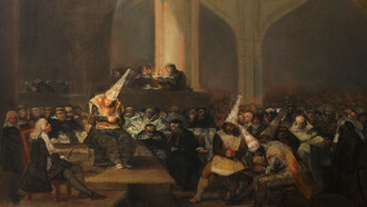 Auto fa fé (Tribunal da Inquisição), Francisco de Goya (ca. 1814)