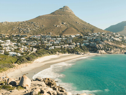 The iconic Table Mountain overlooks the city and is one of the New Seven Wonders of Nature