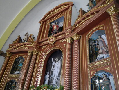 La Iglesia de San Miguel destaca por su arquitectura barroca europea con la hermosa simetría de sus campanarios. Manila, Filipinas
