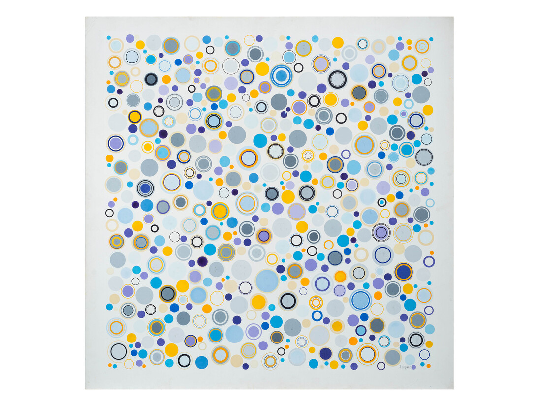 Antonio Asis, Geometría Libre, 1962. Gouache on paper (Cat. No. 4502), 30 5/16 in. x 29 13/16 in. Courtesy of the artist and Sicardi Gallery. Photography by Logan Sebastian Beck  